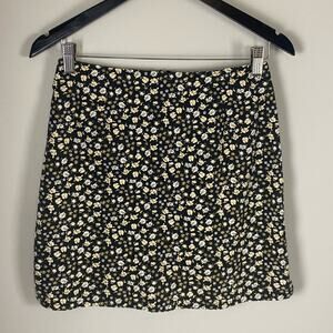 Vintage MB Designs by MBJC Floral Mini Skirt Size 7
